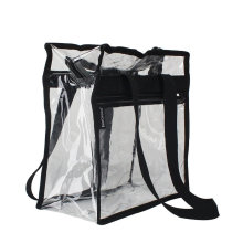 Hot Selling Clear Transparent Shoulder Handbag PVC Tote Bag